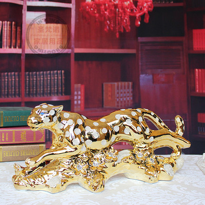 金錢豹招財辦公室擺件 鍍金陶瓷工藝品 義烏家居飾品批發 SF96302 - 金錢豹招財辦公室擺件 鍍金陶瓷工藝品 義烏家居飾品批發 SF96302廠家 - 金錢豹招財辦公室擺件 鍍金陶瓷工藝品 義烏家居飾品批發 SF96302價格 - 義烏圣梵諾家居用品 - 