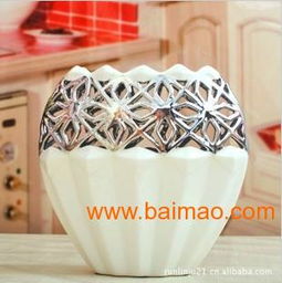 時尚白銀鏤空電鍍陶瓷工藝品花瓶 胖款 花瓶批發,時尚白銀鏤空電鍍陶瓷工藝品花瓶 胖款 花瓶批發生產廠家,時尚白銀鏤空電鍍陶瓷工藝品花瓶 胖款 花瓶批發價格