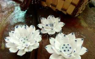 景德鎮陶瓷首飾 項鏈吊墜 批發 青花-蓮花 多款式_禮品、工藝品、飾品_世界工廠網中國產品信息庫