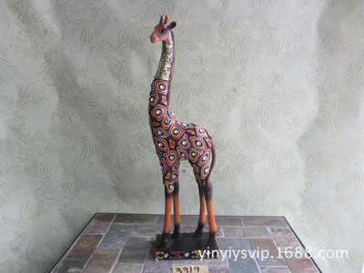 【樹脂工藝品批發精典寶貝(長頸梅花鹿擺飾)3319】價格,廠家,圖片,塑料、樹脂工藝品,德化縣印藝印刷有限責任公司-