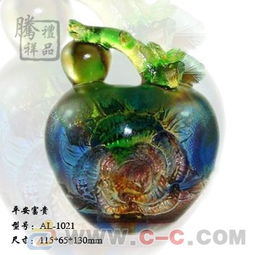 琉璃工藝品商務禮品琉璃制作琉璃批發