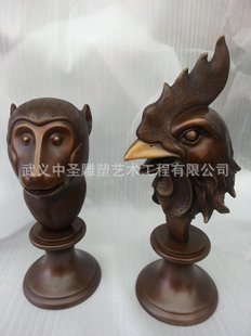 批發采購金屬工藝品-純銅精鑄高仿十二生肖頭像工藝品批發采購-金屬工藝品盡在阿里巴.