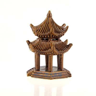 【伊人 廠家直銷 批發 水族用品 魚缸 水族箱 盆景 造景 陶瓷亭子】價格,廠家,圖片,陶瓷工藝品,上海伊人水族用品-